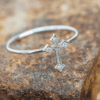 Bague croix Romy - Diamants bague croix romy orblanc aupiho joaillerie 2 BD