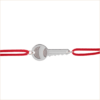 bracelet cordon personnalisable bijou clé or blanc aupiho joaillerie