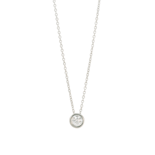 collier solitaire alice or recyclé diamant aupiho joaillerie
