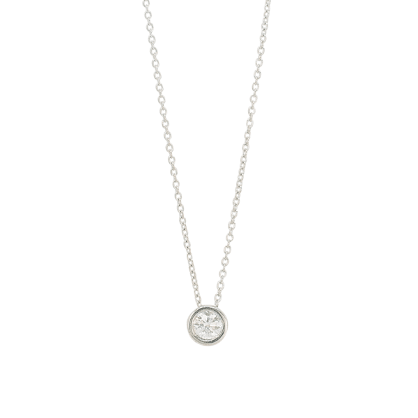 collier solitaire alice or recyclé diamant aupiho joaillerie
