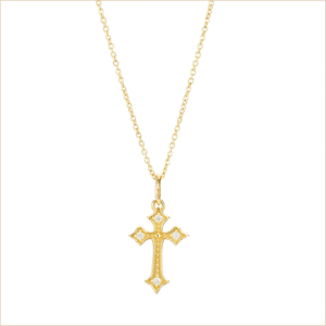 collier croix or diamants