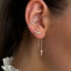 boucle-oreille-clé-diamants-or-18-carats-sésame-aupiho-joaillerie