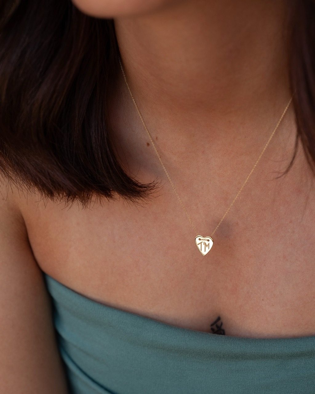 collier coeur or jaune en or recyclé 18 carats aupiho joaillerie collier coeur or jaune en or recyclé 18 carats aupiho joaillerie