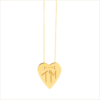 T'M Heart necklace collier taime grave orjaune aupiho joaillerie