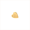 Boucle atout coeur puce d'oreille taille M or jaune 18 carats recyclé diamants blanc aupiho joaillerie