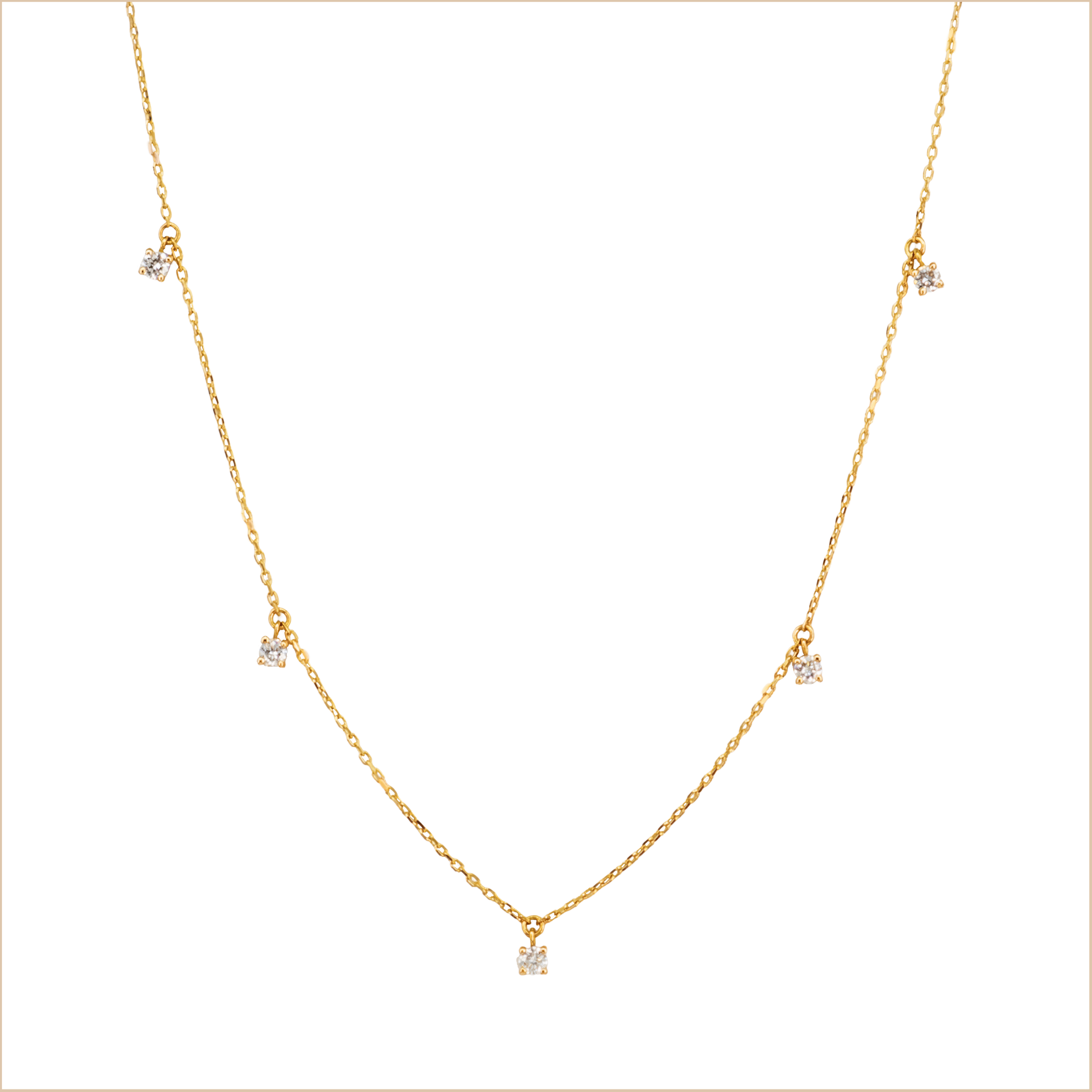 Collier pampilles diamants or jaune diamants blancs aupiho joaillerie Collier pampilles diamants or jaune diamants blancs aupiho joaillerie