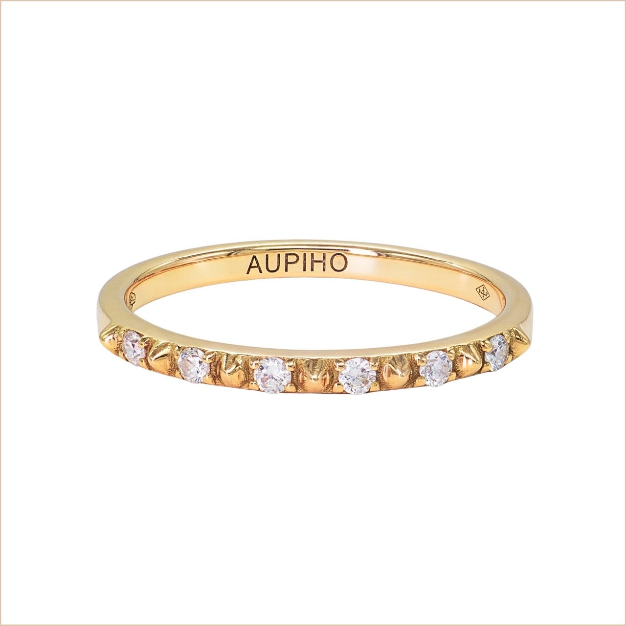 Rock Me ring gold and diamonds yellow gold and white diamonds 18k recycled gold tip rock me aupiho jewelry Rock Me ring gold and diamonds yellow gold and white diamonds 18k recycled gold tip rock me aupiho jewelry