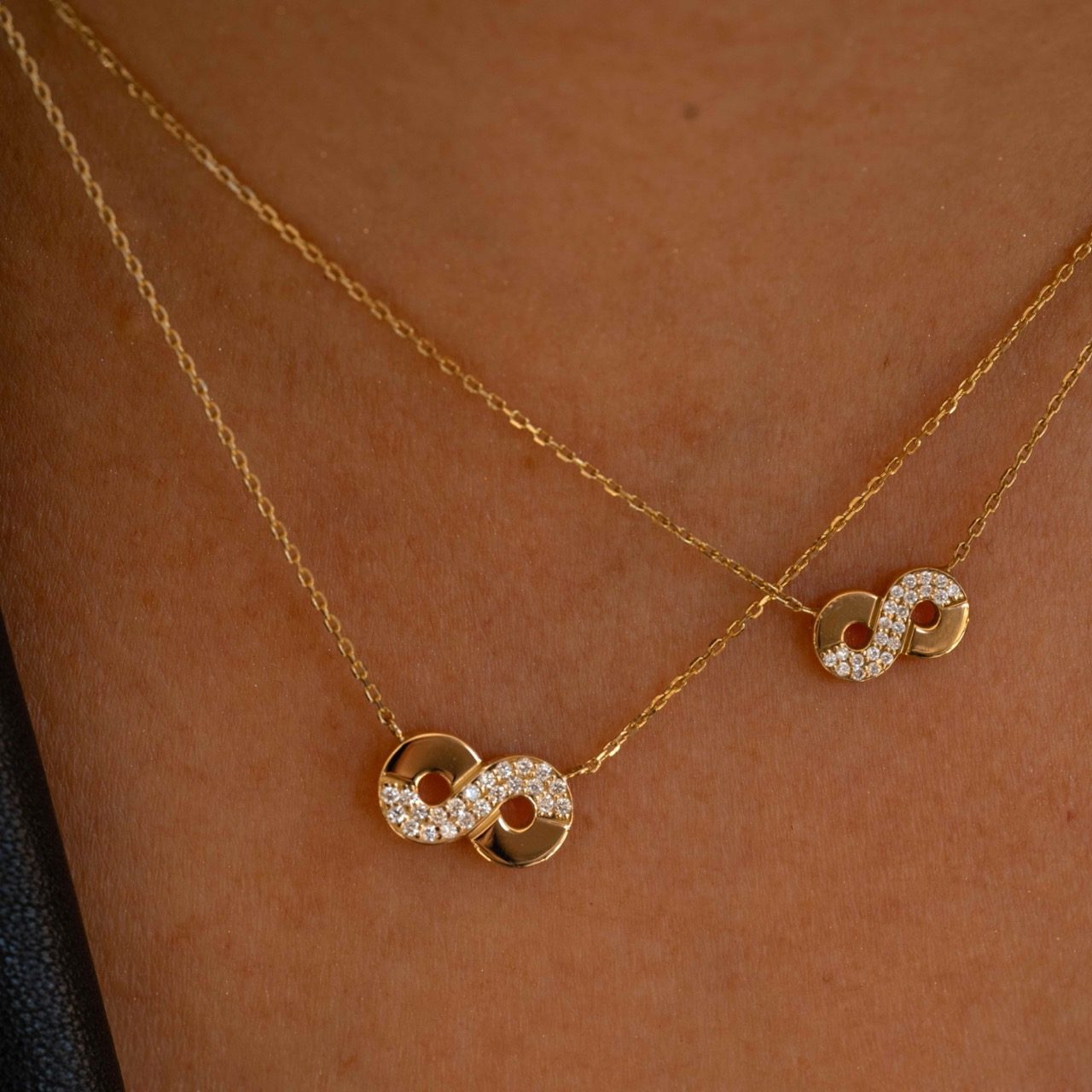 collier infini aria or jaune 18 carats diamants aupiho joaillerie collier infini aria or jaune 18 carats diamants aupiho joaillerie