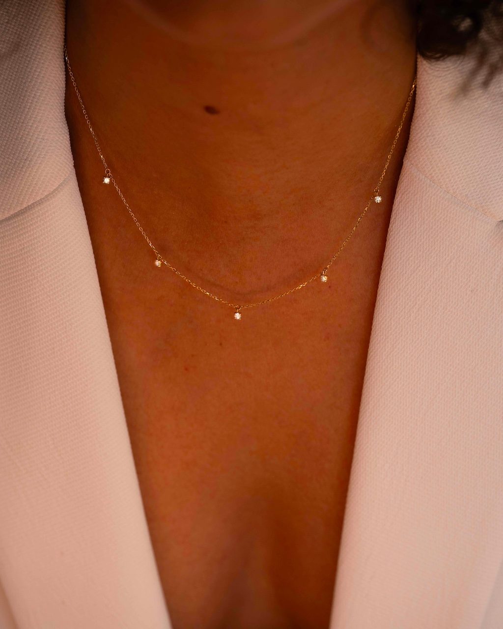 collier pampilles or jaune et diamants blancs or recyclé 18 carats aupiho joaillerie collier pampilles or jaune et diamants blancs or recyclé 18 carats aupiho joaillerie