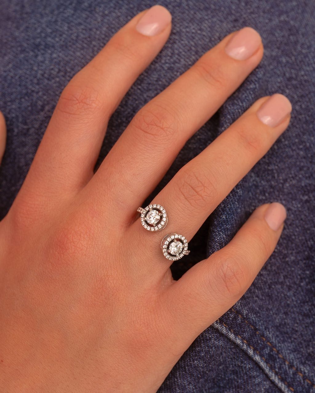 bague fiançailles mariage or blanc diamants blancs or recyclé 18 carats toi et moi aupiho joaillerie bague fiançailles mariage or blanc diamants blancs or recyclé 18 carats toi et moi aupiho joaillerie