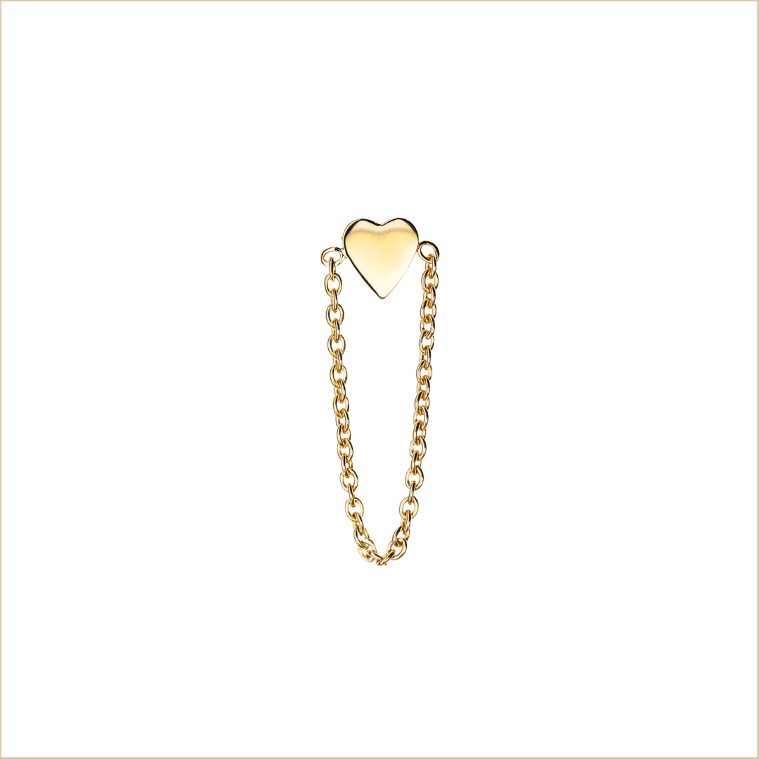 Bague-chaîne-coeur-orjaune-aupihojoaillerie bague chaîne coeur aupiho joaillerie or jaune