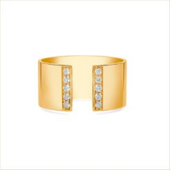 Nouveautés bijoux AUPIHO joaillerie bague-large-or-jaune-diamants-blancs-alexa-aupiho-joaillerie
