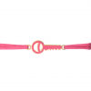 bracelet cordon clé or jaune laque rose colors aupiho joaillerie