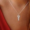 collier-clé-or-blanc-diamants-blancs-sésame-aupiho-joaillerie