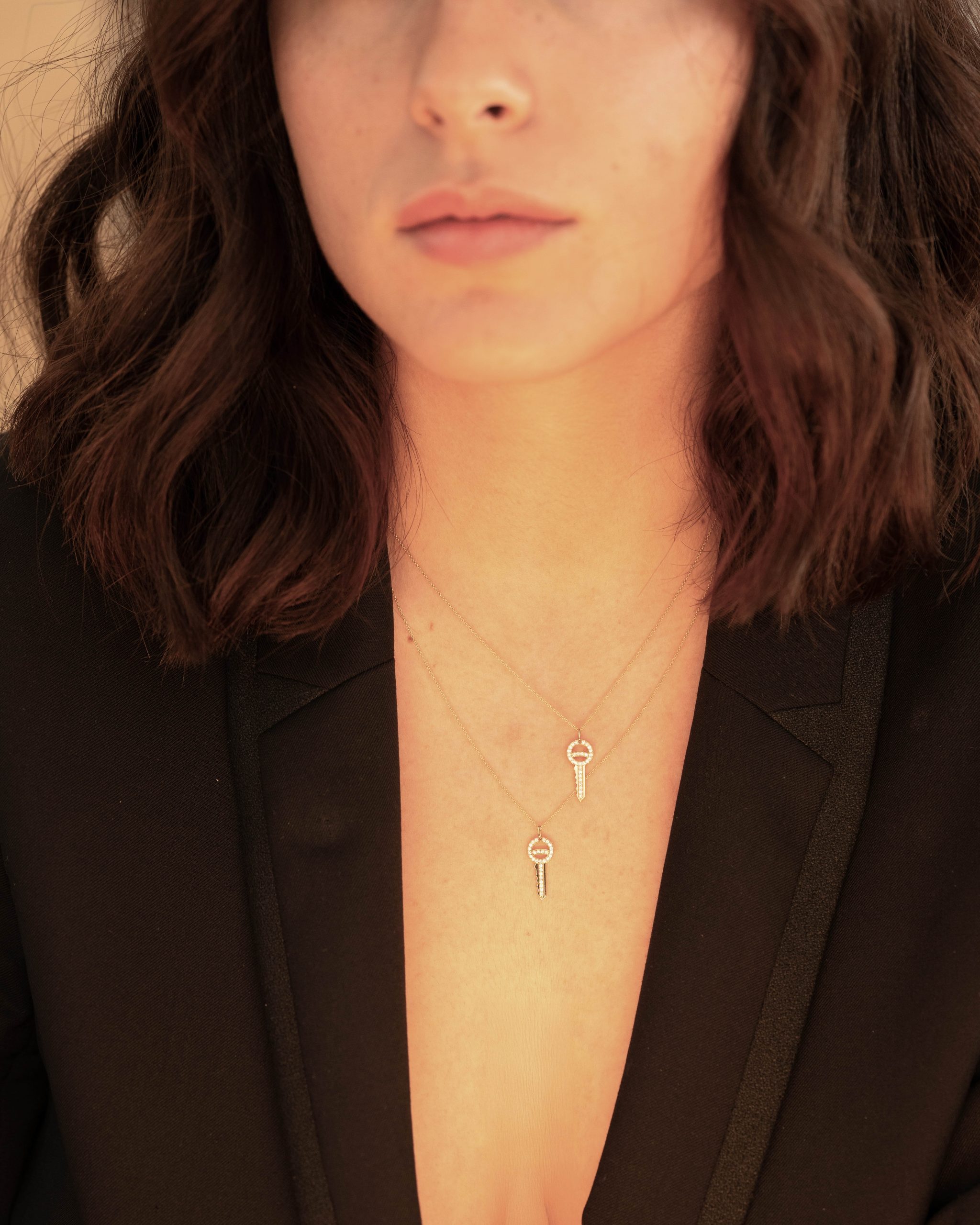 collier-clé-or-jaune-sésame-diamants-aupiho-joaillerie
