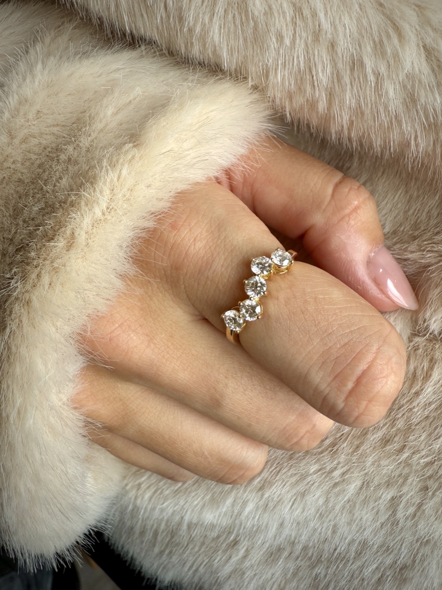 Bague diamants Serena bague diamants or joaillerie fiancailles aupiho serena