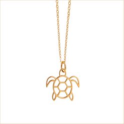 Nouveautés bijoux AUPIHO joaillerie collier-tortue-or-jaune-18-carats-recyclé-aupiho-joaillerie